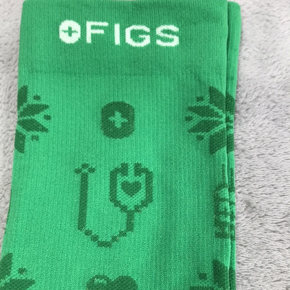 Figs 2 Pairs of Ladies Compression Knee High Socks Size L - Picture 2 of 7